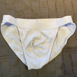 White cotton sport brief by Charlie by MZ